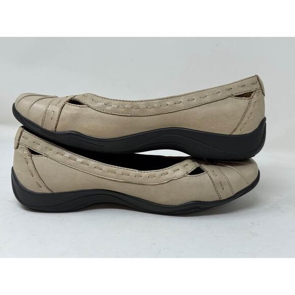 Clarks Artisan Leather Flats Balletcore Slip On Casual Shoes Comfort Walking 8 - Picture 9 of 10